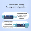 2 PCS 2 in 1 Stainless Steel Peeler Tungsten Steel Sharpener(Orange)