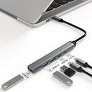 U5 Type-C Extender USB3.0 Splitter Multi-Port Expansion Dock, Number of interfaces: 4 in 1 (Type-C)