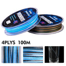 2 PCS PROBEROS 4 Edits 100M Strong Horse Fish Line, Line number: 6.0 / 60LB(Green)