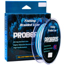 2 PCS PROBEROS 4 Edits 100M Strong Horse Fish Line, Line number: 10.0 / 100LB(Blue)