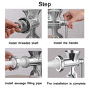 Household Manual Grinder Sausage Machine, Specification: No. 5 Small