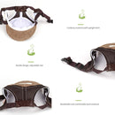 Pet Hat Sports Sunscreen Dog Hat, Size: S(Coffee)