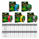 2 PCS PROBEROS 4 Edited 100M Strong Horse Fish Line, Line number: 0.4 / 6LB(Red)
