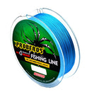 2 PCS PROBEROS 4 Edited 100M Strong Horse Fish Line, Line number: 1.0 / 15LB(Blue)