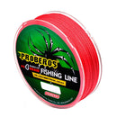 2 PCS PROBEROS 4 Edited 100M Strong Horse Fish Line, Line number: 1.5 / 20LB(Red)