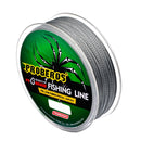 2 PCS PROBEROS 4 Edited 100M Strong Horse Fish Line, Line number: 3.0 / 35LB(Grey)