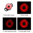3 PCS BG-3115 Bicycle Taillight Bicycle(Red)