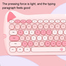 MOFii 2.4GHz 84 Keys Wireless Keyboard and Mouse Set(Cream Color)