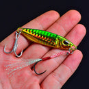 3 PCS PROBEROS Iron Plate Lead Fish Far-Fluoch Metal Road Bait, Specification: 10G(LF094D Double Hook)