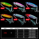 3 PCS PROBEROS Iron Plate Lead Fish Far-Fluoch Metal Road Bait, Specification: 15G(LF094B Double Hook)