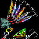3 PCS PROBEROS Iron Plate Lead Fish Far-Fluoch Metal Road Bait, Specification: 20G(LF094B Double Hook)
