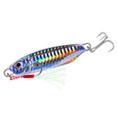 3 PCS PROBEROS Iron Plate Lead Fish Far-Fluoch Metal Road Bait, Specification: 40G(LF094E Double Hook)