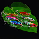 3 PCS PROBEROS Iron Plate Lead Fish Far-Fluoch Metal Road Bait, Specification: 50G(LF094E Double Hook)