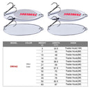 10 PCS 3g PROBEROS DW342 Lure VIB Metal Sequins(Silver)