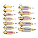 3 PCS 35g PROBEROS DW342 Lure VIB Metal Sequins(Gold)