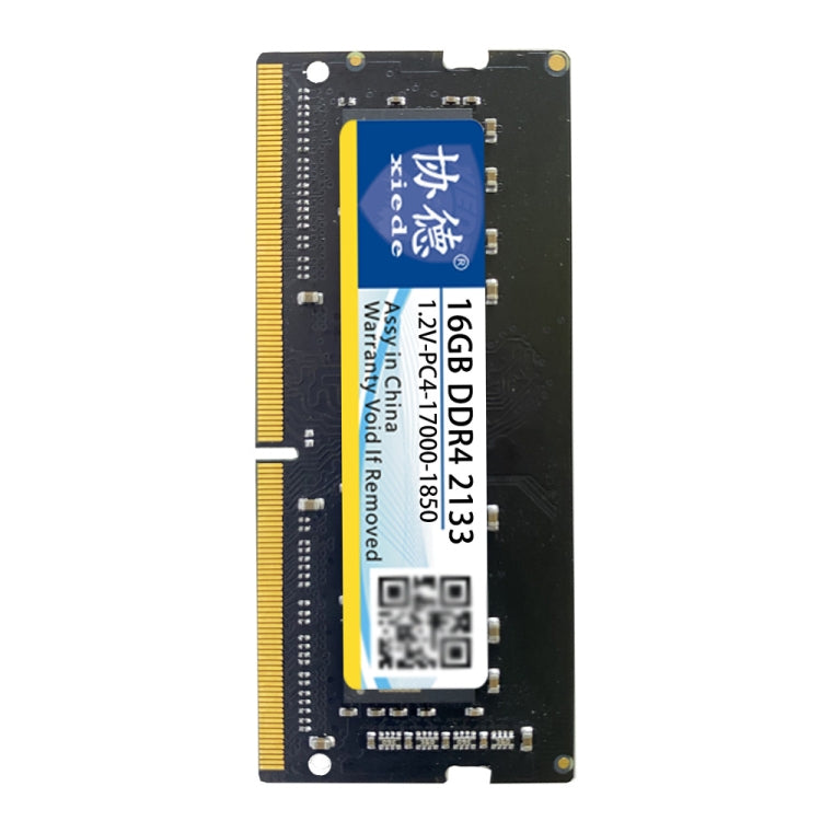 XIEDE X059 DDR4 NB 2133 Fully Compatible Laptop RAM, Memory Capacity: 16GB