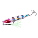 3 PCS PROBEROS LF103 Simulation Metal Sea Fishing Bait, Specification: 10g(C Luminous With Hook)
