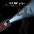 AF-2002 130dB Rechargeable Anti-Wolf Alarm Self-Defense Device With Distress Light(Blue)