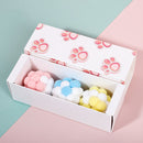 3 PCS CT0115 Macaron-Colored Plush Ball Funny Cat Toy