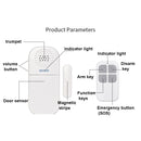 MC-05 130dB Remote Door Magnetic Alarm With Light Reminder
