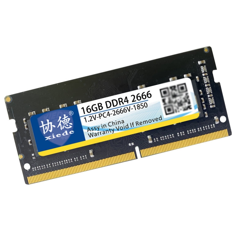 XIEDE X065 DDR4 NB 2666 Full Compatibility Notebook RAMs, Memory Capacity: 16GB
