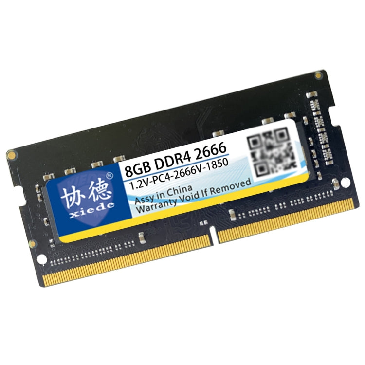 XIEDE X064 DDR4 NB 2666 Full Compatibility Notebook RAMs, Memory Capacity: 8GB