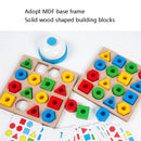 Geometric Figures Matching Blocks Children Puzzle Toy For Single