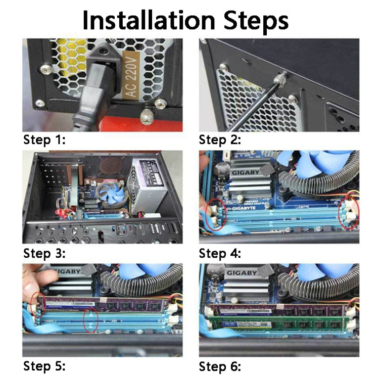 XIEDE X085 AMD DDR3 1066 Desktop Computer RAMs, Memory Capacity: 4GB