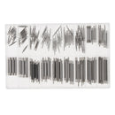 2 Boxes 180 PCS / Box C014 8-25mm Stainless Steel Seamless Box Packing Spring Bar