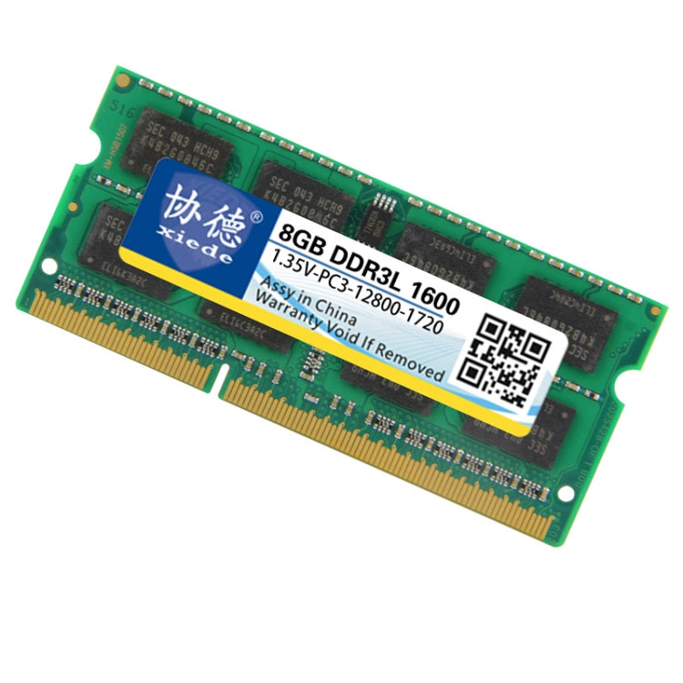 XIEDE X099 DDR3L 1600 Full Compatibility Notebook RAMs, Memory Capacity: 8GB