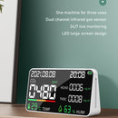 HD05 5 In1 CO2 TVOC HCHO Detector Air Quality Monitor, Specification: White Semiconductor