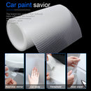 15cm x 10m Car Carbon Fiber Bumper Anti-Collision Strip