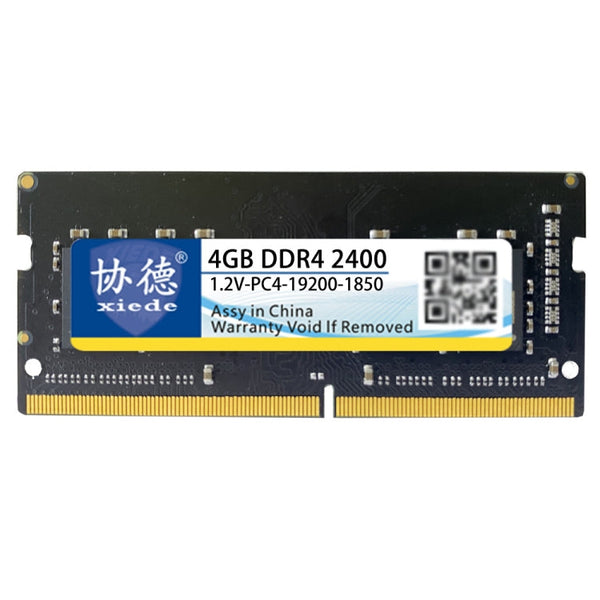 XIEDE X060 DDR4 NB 2400 Full Compatibility Notebook RAMs, Memory Capacity: 4GB