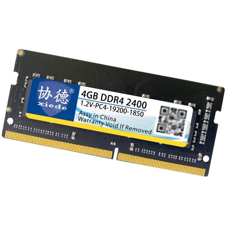 XIEDE X060 DDR4 NB 2400 Full Compatibility Notebook RAMs, Memory Capacity: 4GB
