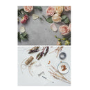 57x42cm Double-Sided 3D Stereo Shooting Background Cloth(G Flower Cement )