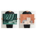 57x42cm Double-Sided 3D Stereo Shooting Background Cloth(F Forest Gift)