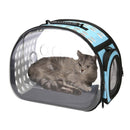Pet Transparent Space Capsule Outing Package, Size: Large(Blue)