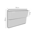 SUSISUN 049 Multifunctional Car Seat Slit Storage Box, Color: Beige (One Pair)