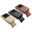 Car Armrest Box Increased Support With Rear Seat Water Cup Holder(Black)