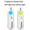 Pet Nail Clippers Nail Polisher, Style: With Lamp Type (Green)