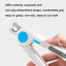Pet Nail Clippers Nail Polisher, Style: With Lamp Type (Green)