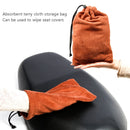 MC1004 Motorcycle Sun Protection Dustproof Rain Seat Cover, Specification: XL(Black)