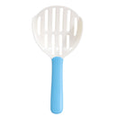 10 PCS Pet Cat Litter Shovel Cat Poop Cleaning Tool(White + Light Blue)