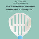 10 PCS Pet Cat Litter Shovel Cat Poop Cleaning Tool(White + Light Blue)