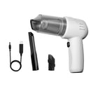 FL-8803 Portable Handheld Car Vacuum Cleaner, Style: 3.7V Wireless Charging (White)