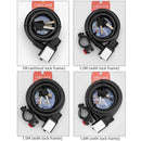BG-0518 Mountain Bike Portable Anti-Theft Bold Cable Lock, Length: 1m Without Lock Frame