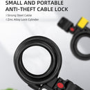 BG-0518 Mountain Bike Portable Anti-Theft Bold Cable Lock, Length: 1m Without Lock Frame