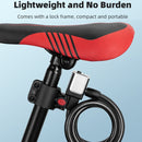 BG-0518 Mountain Bike Portable Anti-Theft Bold Cable Lock, Length: 1m Without Lock Frame