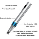 Beemyi WZ-104 A4 Home Beauty Nano Electric Micro Needle Essence Introducer(Silver)