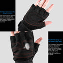 ST-2120 Gym Exercise Equipment Anti-Slip Gloves, Size: XL(Black)